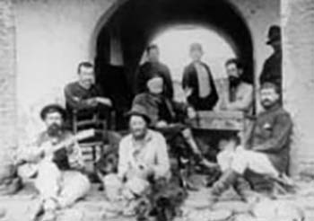 Gauchos in group seated